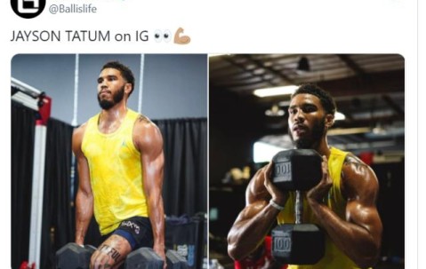 在线体育-休赛期塔图姆疯狂增肌 新季他与绿军将有何改变？